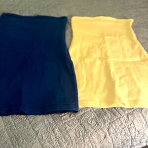 Zara Strapless Dress Lot Blue and White Womens medium